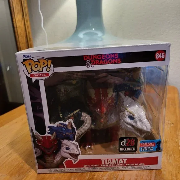 Dungeons & Dragons Tiamat w/ D20 2021 Fall Convention Exclusive Funko Pop - Picture 1 of 10
